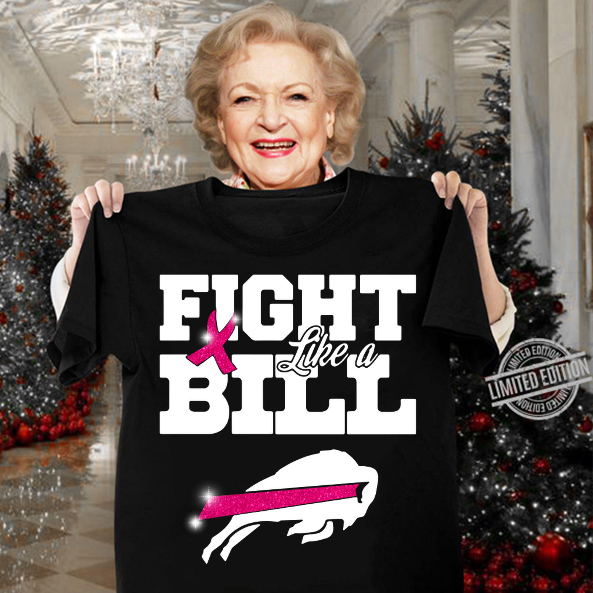 Fight Like A Buffalo Bill Breast Cancer Awareness t-shirt woman shirt