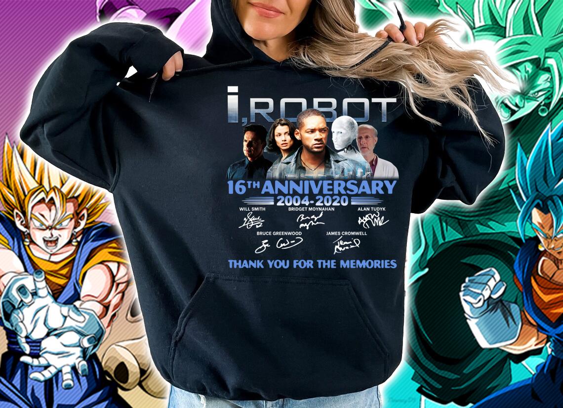 I Robot 16th Anniversary 2004-2020 Signatures t-shirt hoodie