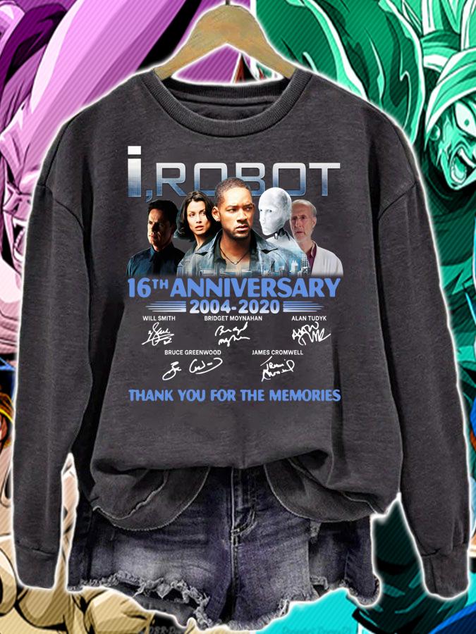 I Robot 16th Anniversary 2004-2020 Signatures t-shirt sweatshirt