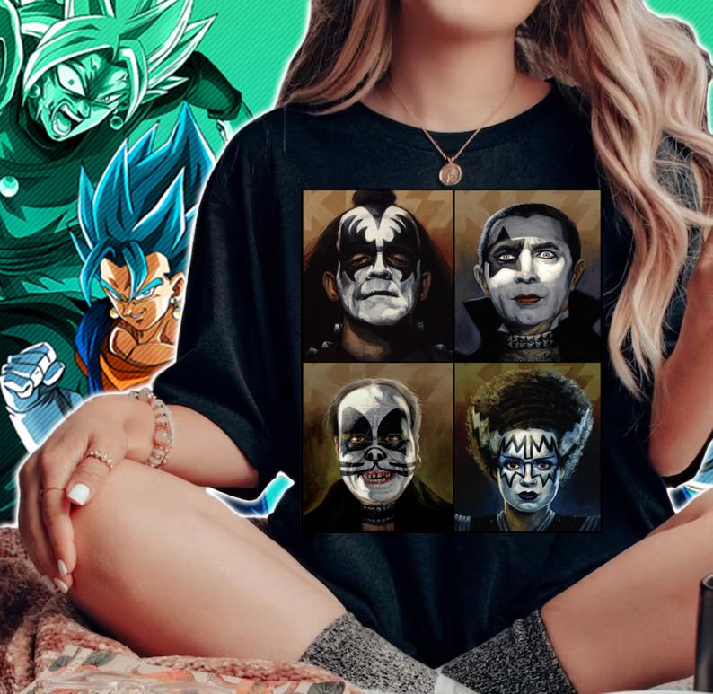 Classic Monsters Kizz Band Classic Rock t-shirt woman shirt