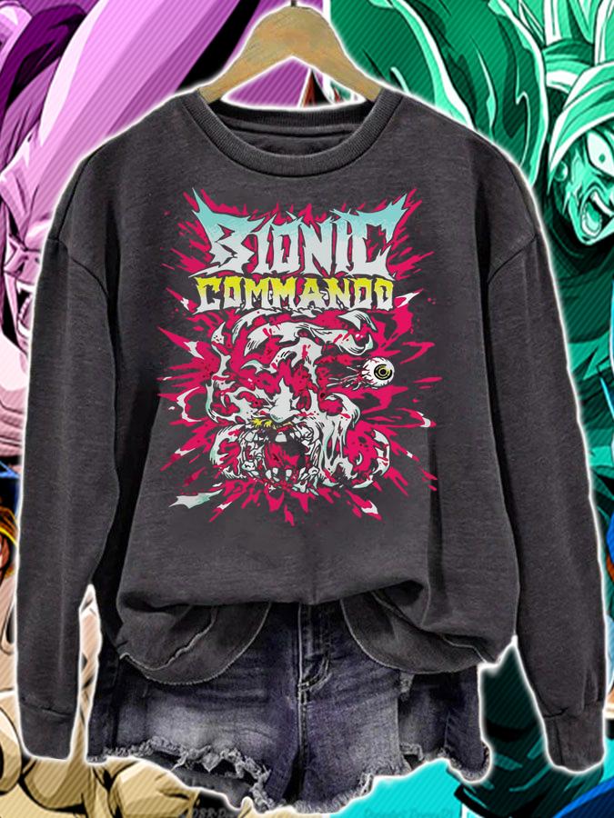 Nina Matsumoto Bionic Commando Rad Explosion t-shirt sweatshirt