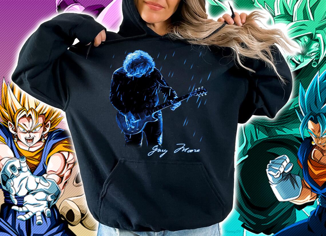 Guitarist Gary Moore In Memoriam signature t-shirt hoodie