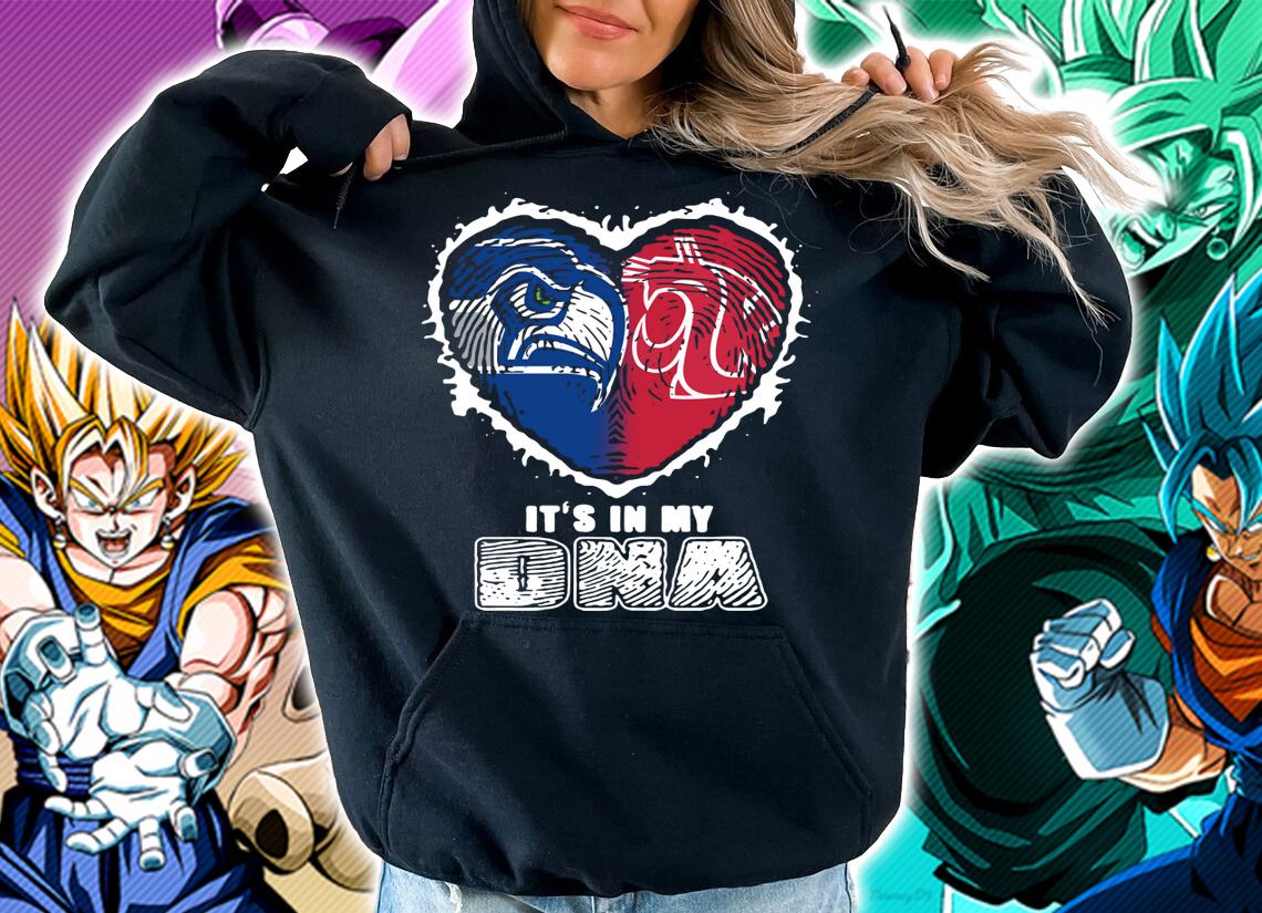 Logo Seattle Seahawks And Washington State Cougars It’s In My DNA t-shirt hoodie
