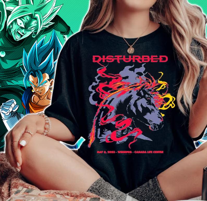 Disturbed Tour Winnipeg May 8 2023 t-shirt woman shirt