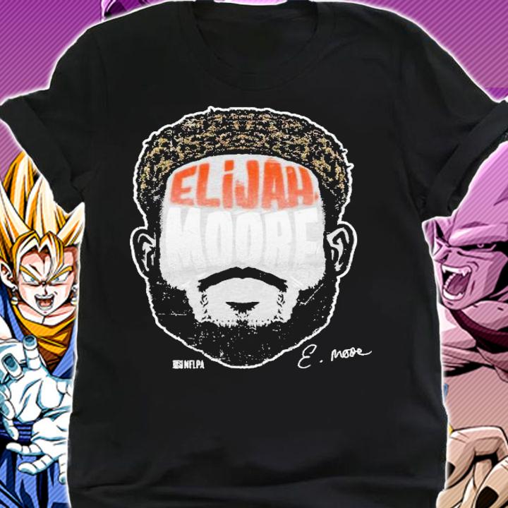 Elijah Moore Cleveland Browns Player SIlhouette signature t-shirt shirt