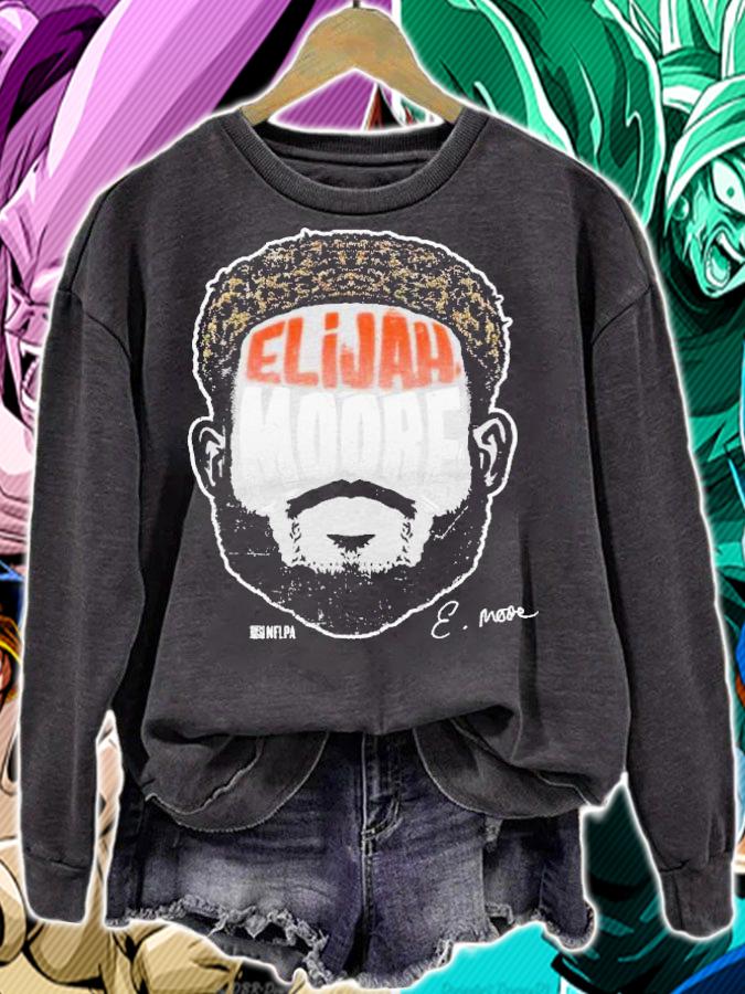 Elijah Moore Cleveland Browns Player SIlhouette signature t-shirt sweatshirt
