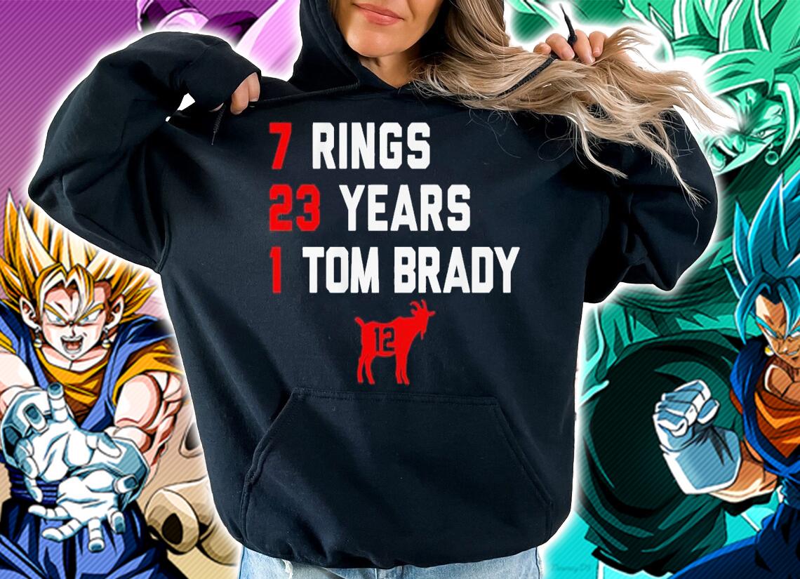 7 ring 23 years 1 Tom Brady shirt t-shirt hoodie