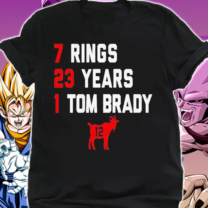 7 ring 23 years 1 Tom Brady shirt t-shirt shirt