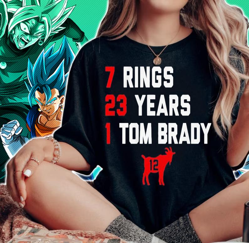 7 ring 23 years 1 Tom Brady shirt t-shirt woman shirt