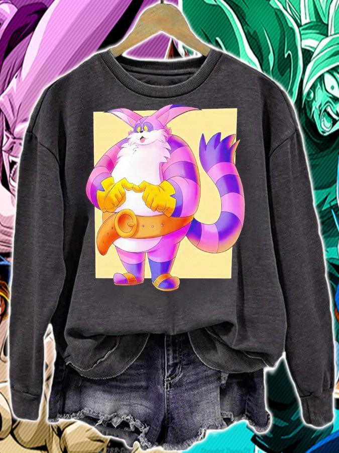 Big kitty spotted shirt t-shirt sweatshirt