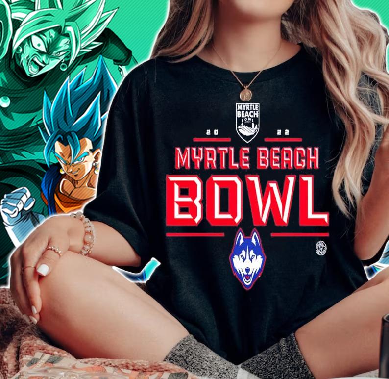 2022 Myrtle Beach Bowl UConn Huskies shirt t-shirt woman shirt