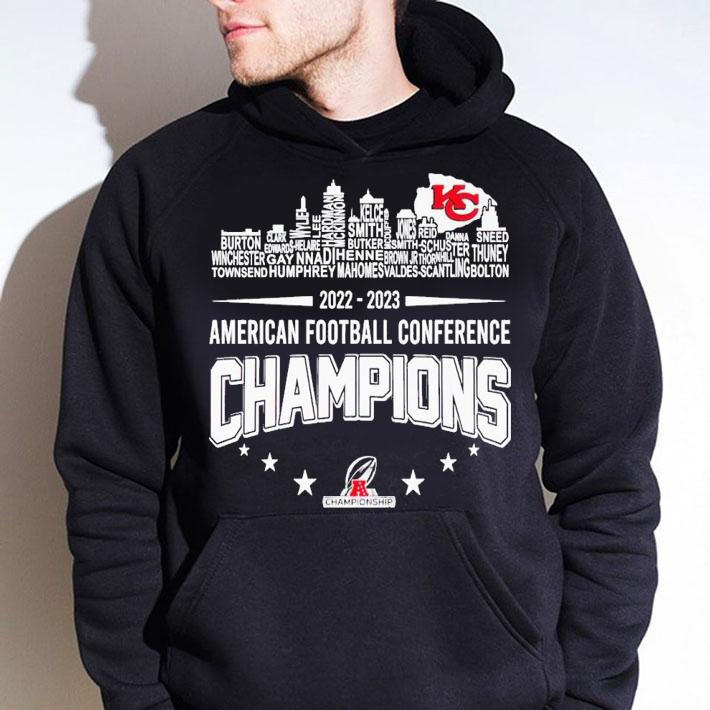2022-2023 American football conference champions Kansas City Chiefs shirt t-shirt hoodie