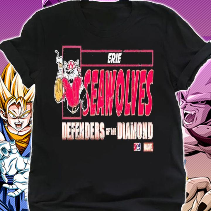 Erie SeaWolves Marvel's Defenders of the Diamond Dod shirt t-shirt shirt
