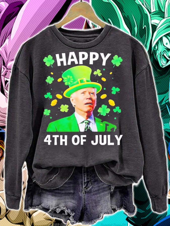 Happy 4th Of July St Patrick's Day Funny Biden shirt t-shirt sweatshirt