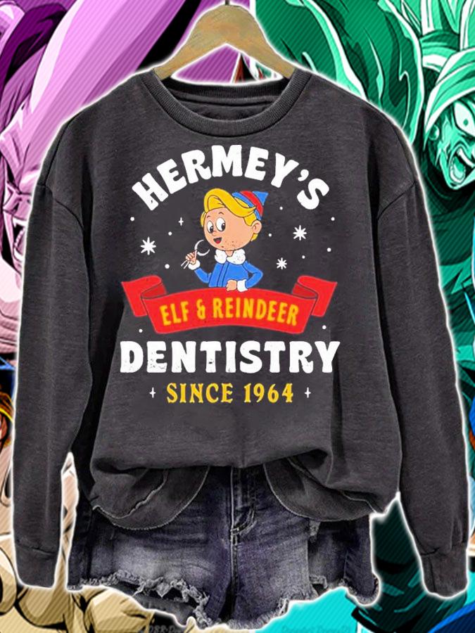 Hermey's Dentistry ELF And Reindeer Since 1964 Shirt t-shirt sweatshirt