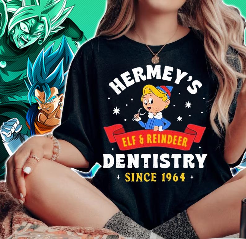 Hermey's Dentistry ELF And Reindeer Since 1964 Shirt t-shirt woman shirt