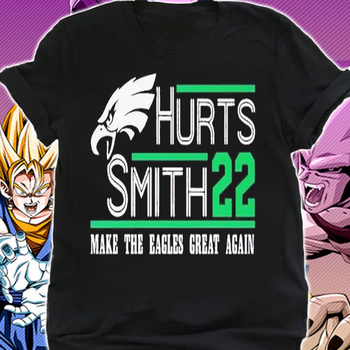 Hurts Smith 22 make the Eagles great again shirt t-shirt shirt