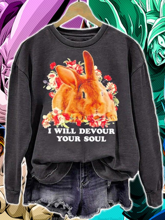 I Will Devour Your Soul Easter Bunny Shirt t-shirt sweatshirt