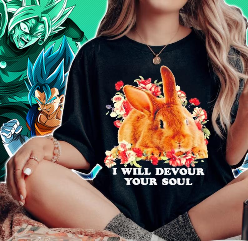 I Will Devour Your Soul Easter Bunny Shirt t-shirt woman shirt