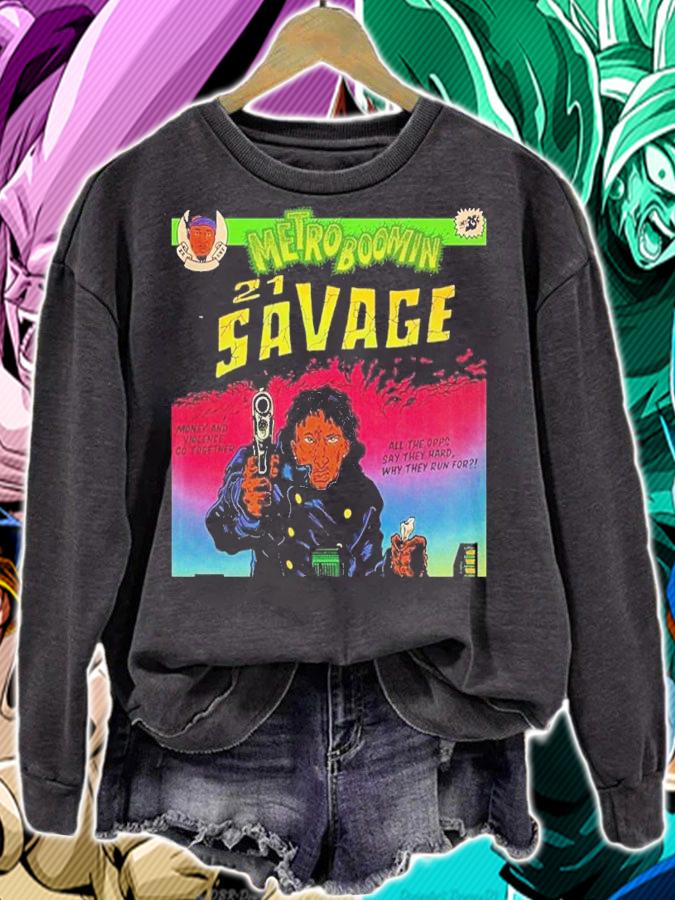 Heroes And Villains Metro Boomin 21 Savage Shirt t-shirt sweatshirt