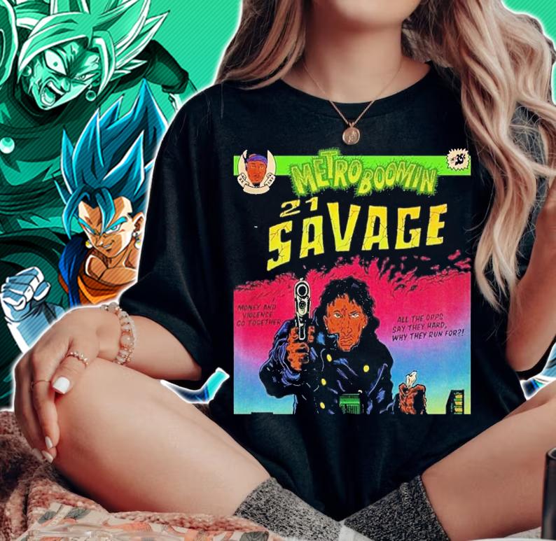 Heroes And Villains Metro Boomin 21 Savage Shirt t-shirt woman shirt