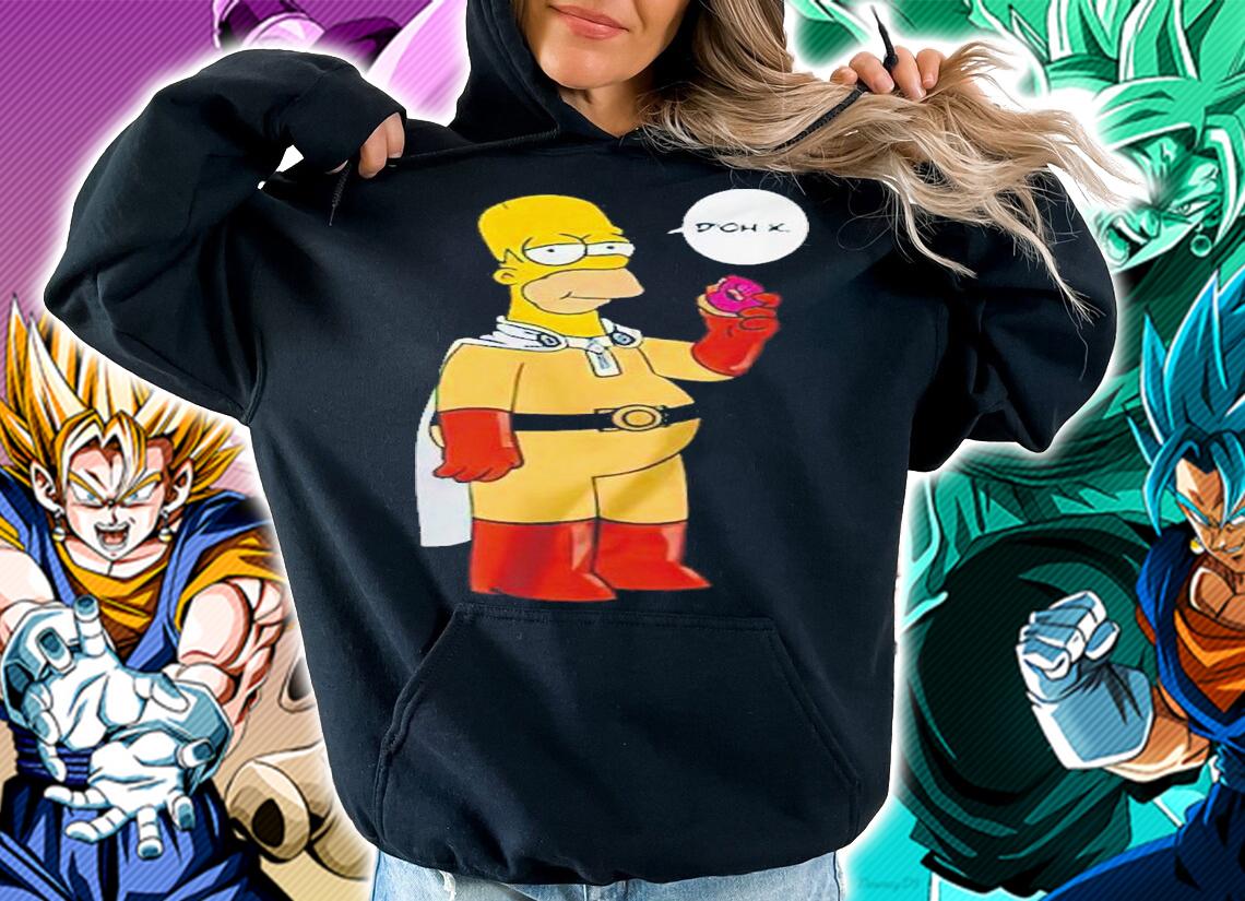 Homer Simpson Saitama One Punch Man shirt t-shirt hoodie