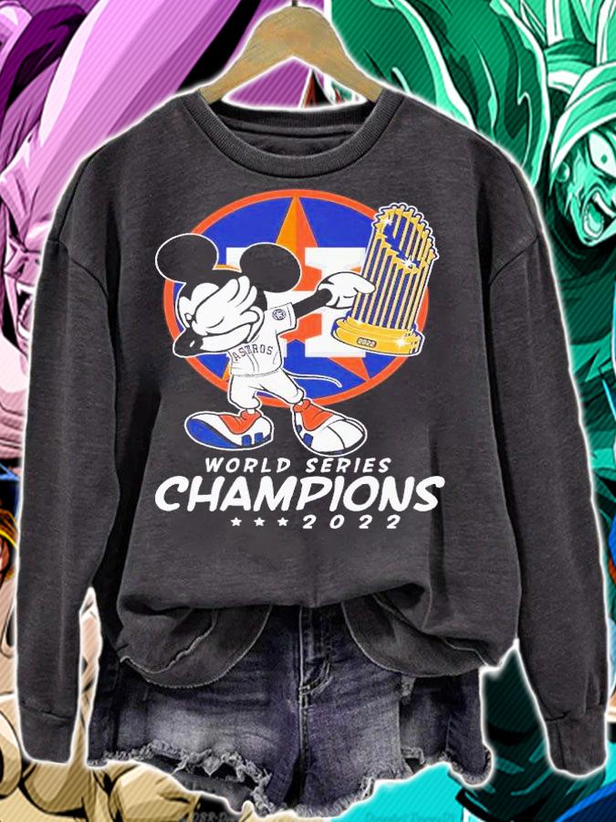 Houston Astros Mickey dabbing World Series Champions 2022 shirt t-shirt sweatshirt