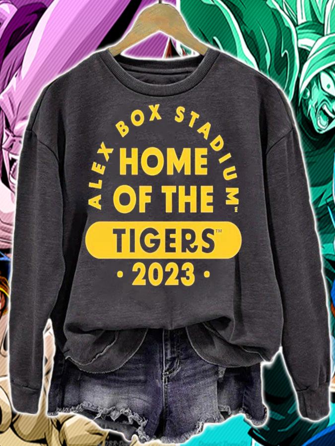 LSU Alex Box Stadium Home of the Tigers 2023 shirt t-shirt sweatshirt