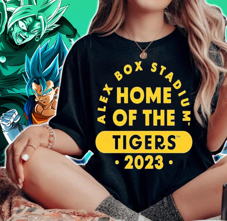 LSU Alex Box Stadium Home of the Tigers 2023 shirt t-shirt woman shirt