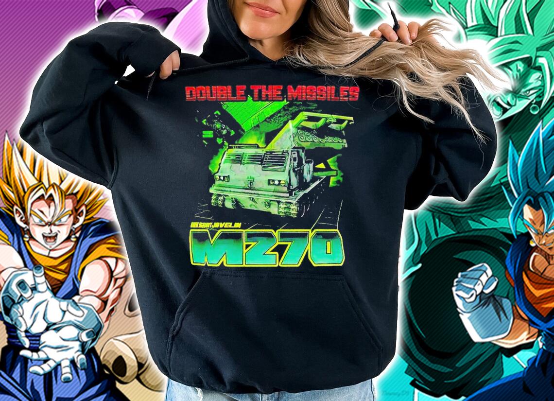 M270 MLRS double the missiles shirt t-shirt hoodie