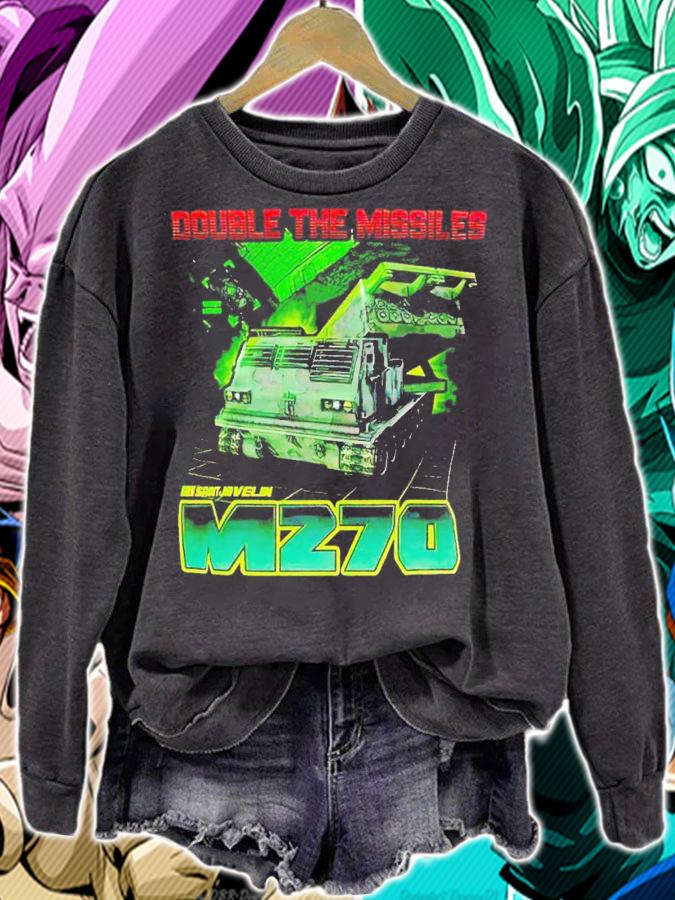 M270 MLRS double the missiles shirt t-shirt sweatshirt