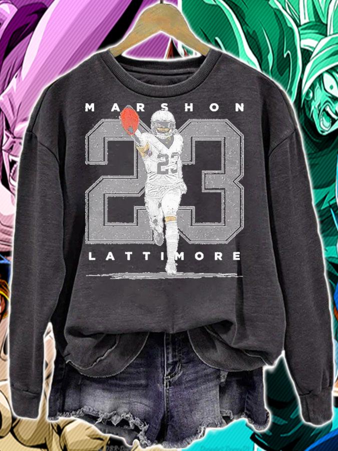 Marshon Lattimore New Orleans Player Number Football Shirt t-shirt sweatshirt