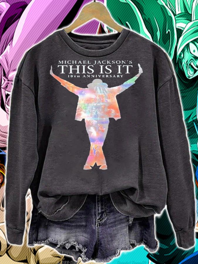 Michael Jackson this is it full color shirt t-shirt sweatshirt