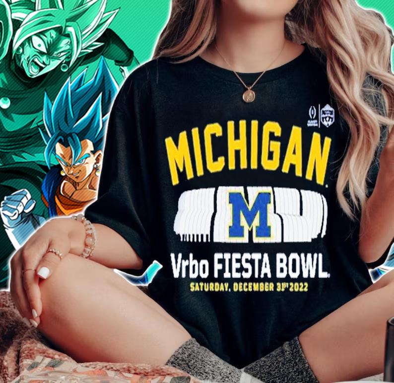 Michigan Wolverines VRBO Fiesta Bowl Saturday December 31St 2022 Shirt t-shirt woman shirt