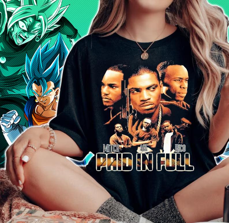 Mitch Ace Rico Paid in Full vintage shirt t-shirt woman shirt