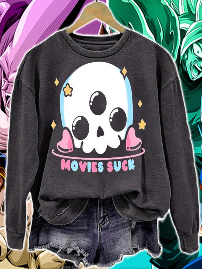 Movies Suck Skull Shirt t-shirt sweatshirt