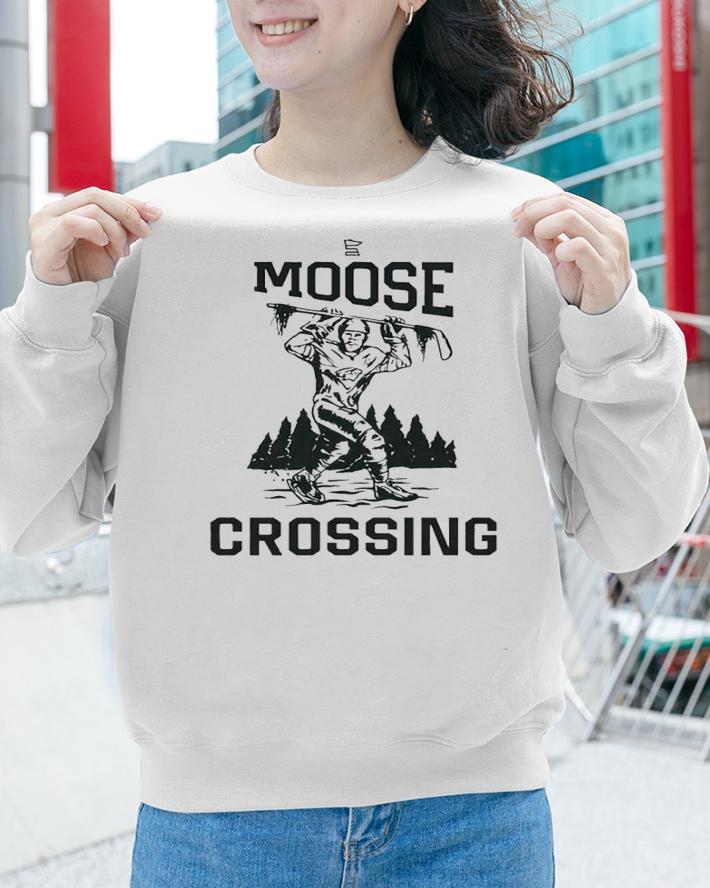 Sotastickco Moose Crossing shirt t-shirt sweatshirt