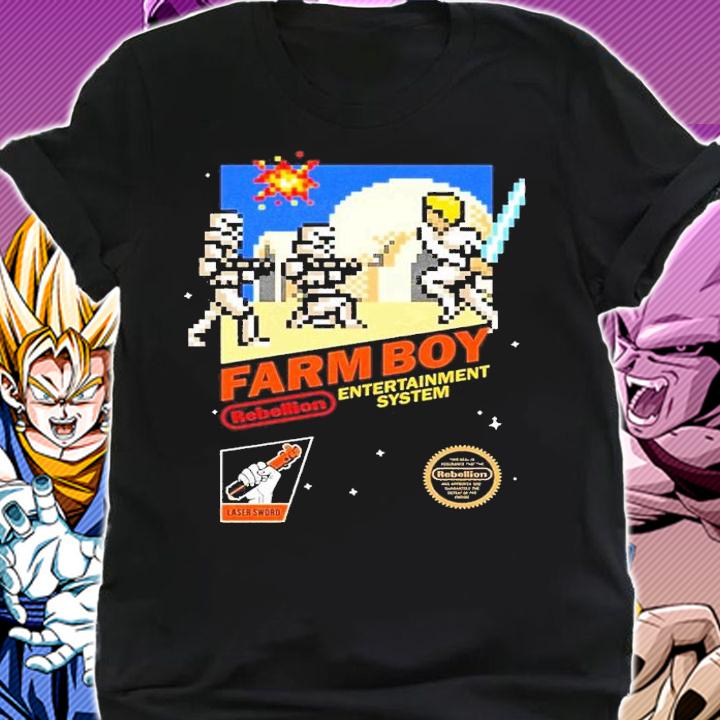 8 Bit Farm Boy shirt t-shirt shirt