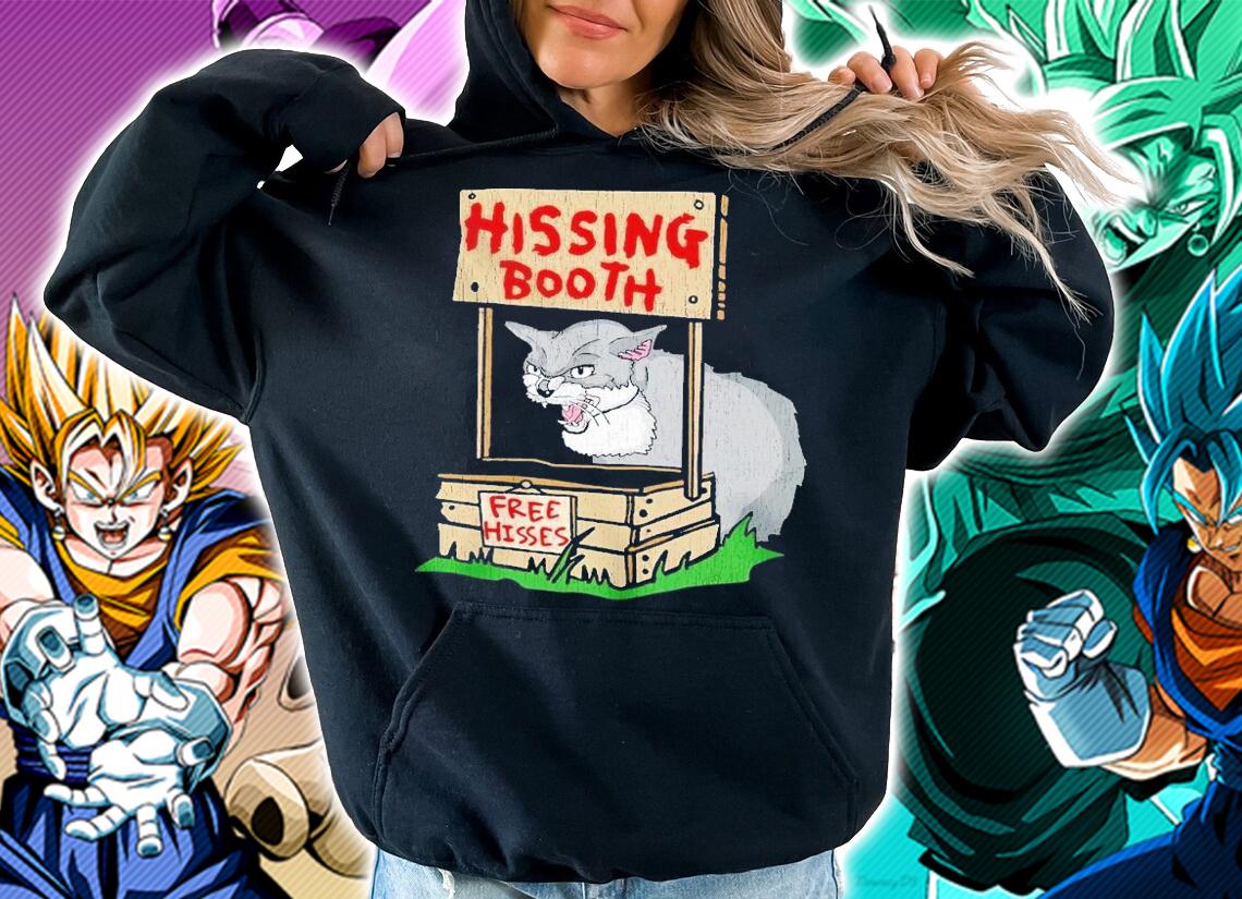Cat hissing booth free hisses shirt t-shirt hoodie