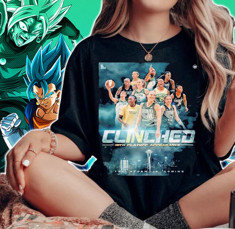 Congratulations Seattle Storm Clinched Playoff Appearance Shirt t-shirt woman shirt