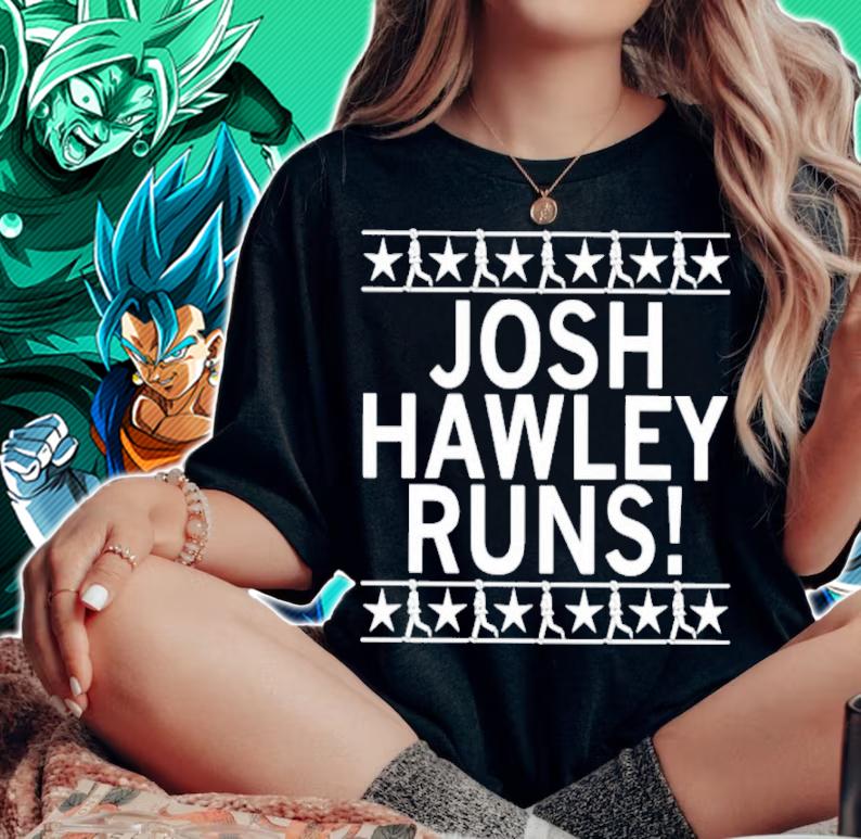 Josh Hawley Runs Shirt t-shirt woman shirt