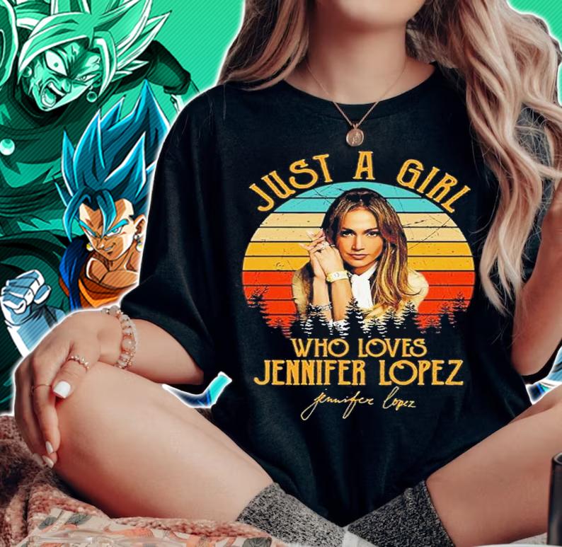 Just A Girl Who Loves Jlo Diva Lopez Vintage Shirt t-shirt woman shirt