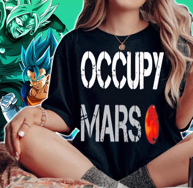Occupy Mars Ellie In Space T-Shirt t-shirt woman shirt