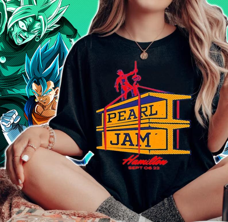 Pearl Jam Hamilton Sep 06 22 shirt t-shirt woman shirt