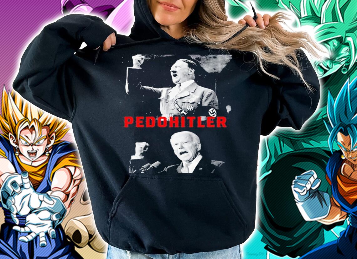 Pedohitler Flag Anti Joe Biden Shirt t-shirt hoodie