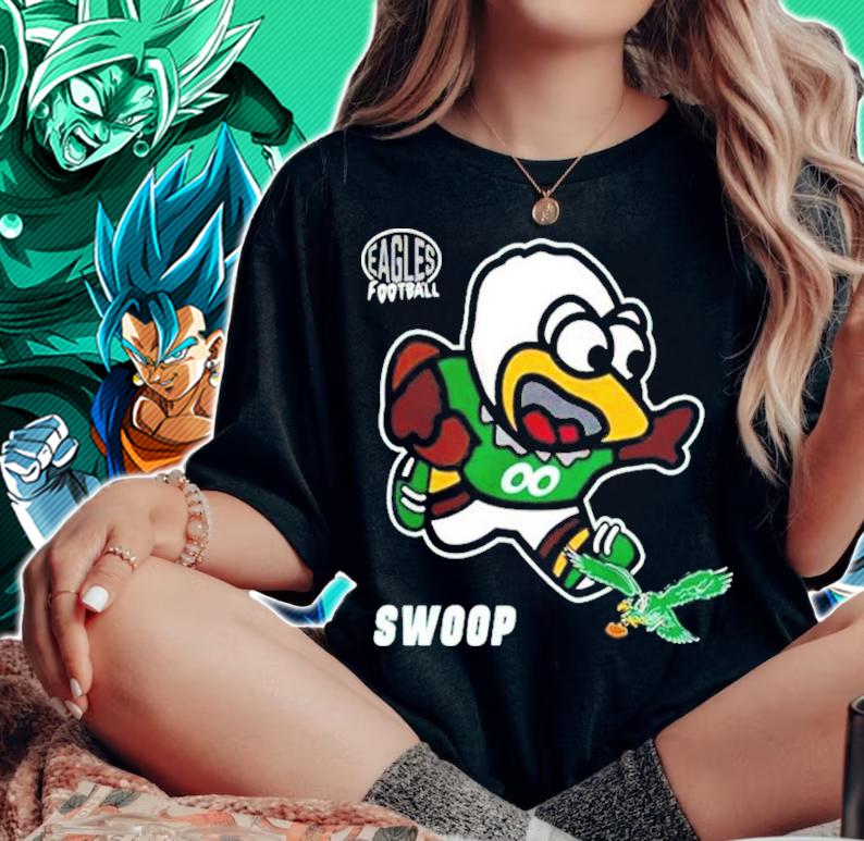 Philadelphia Eagles Football Swoop Shirt t-shirt woman shirt