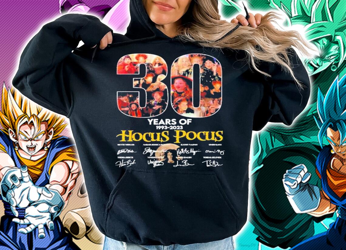 30 Years Of Hocus Pocus 1993-2023 Signatures Shirt t-shirt hoodie