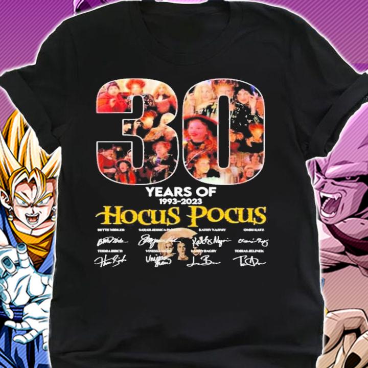 30 Years Of Hocus Pocus 1993-2023 Signatures Shirt t-shirt shirt