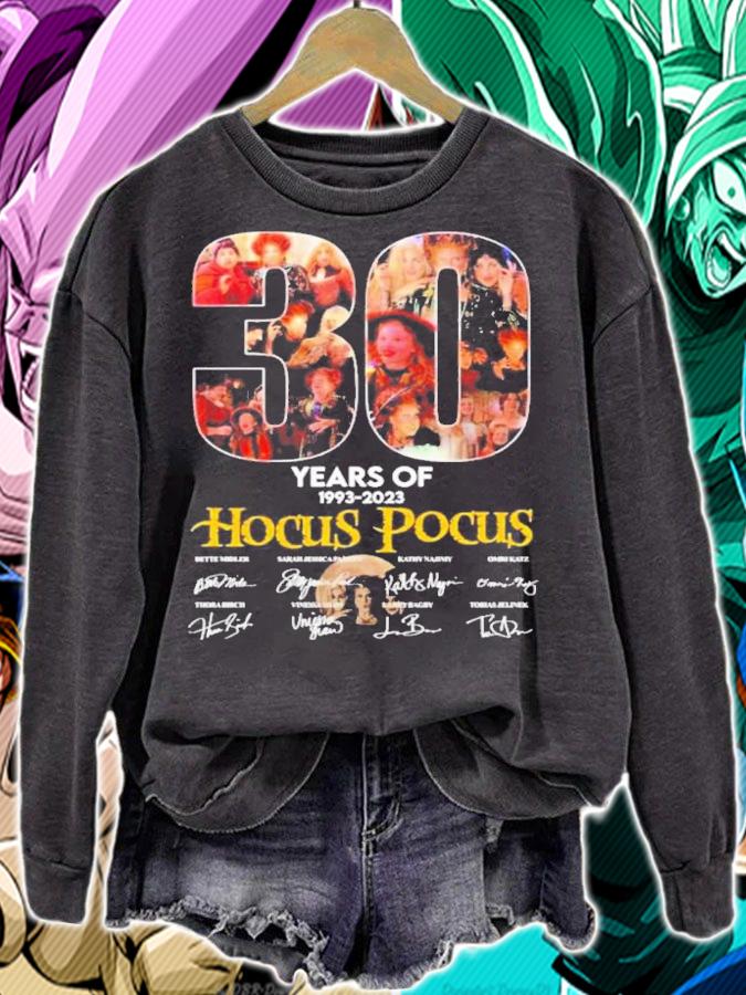 30 Years Of Hocus Pocus 1993-2023 Signatures Shirt t-shirt sweatshirt
