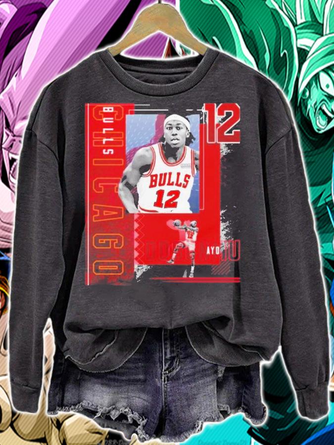 Ayo Dosunmu Basketball Paper Poster Bulls 2 Shirt t-shirt sweatshirt